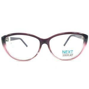 Next Issue AN 201 COL 80 Eyeglasses Frames Purple Pink Cat Eye Round 53-13-135